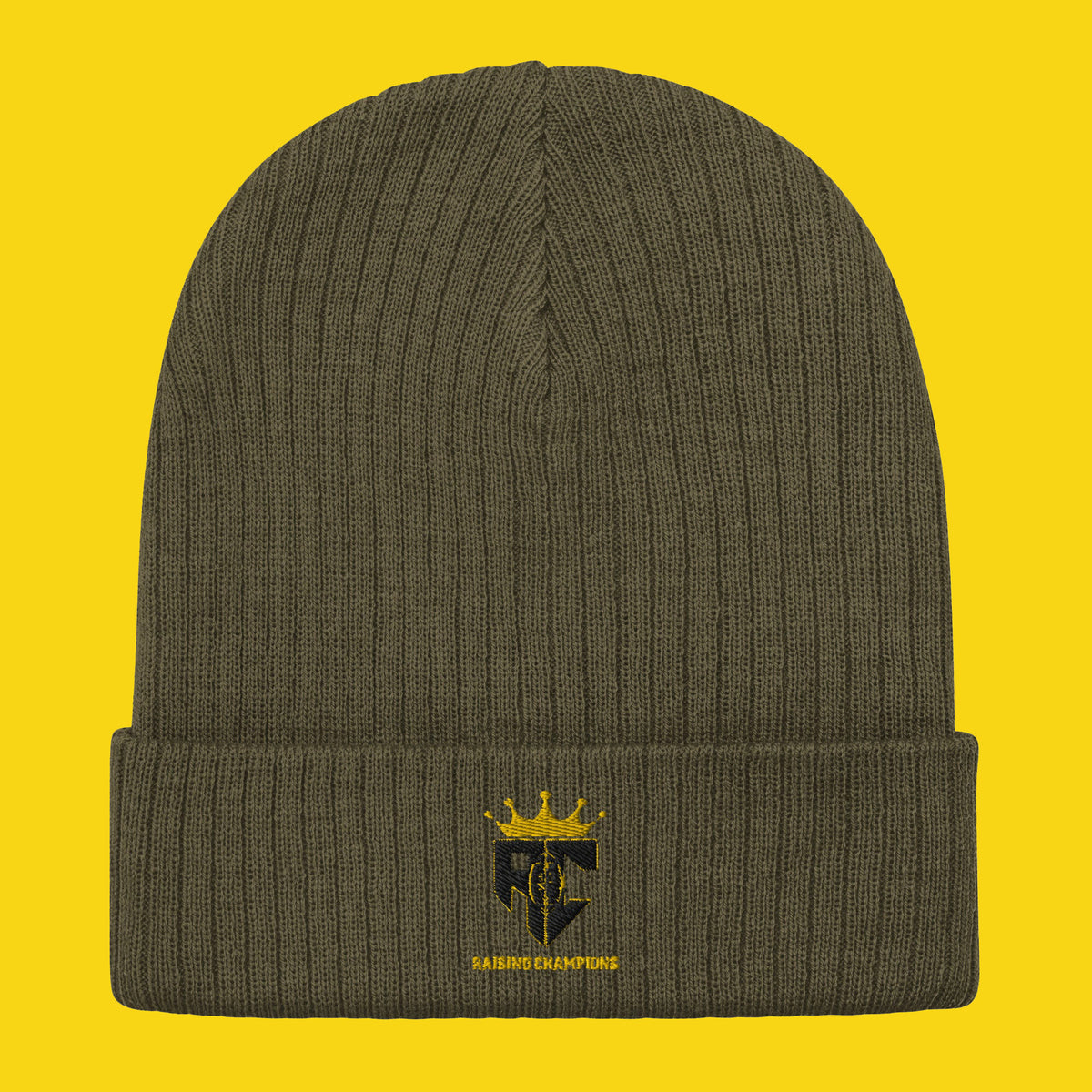 RC Embroidered Logo Beanie – Raising Champions by Galu Tagovailoa