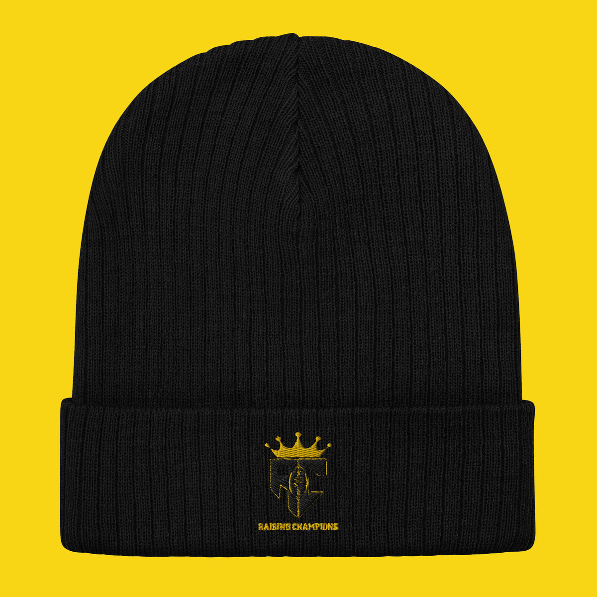 RC Embroidered Logo Beanie – Raising Champions by Galu Tagovailoa